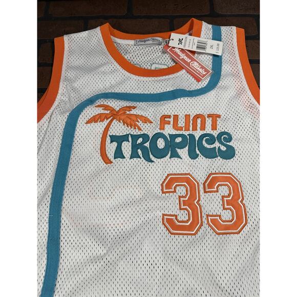SEMI-PRO Flint Tropics Basketball Jersey~Never Worn~M L XL 2XL‎ - Picture 9 of 9
